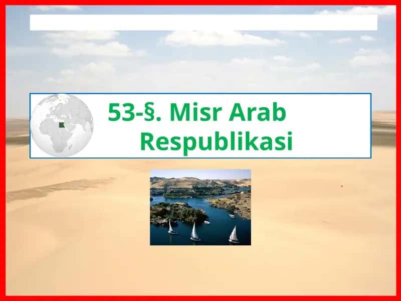 Misr Arab Respublikasi 1