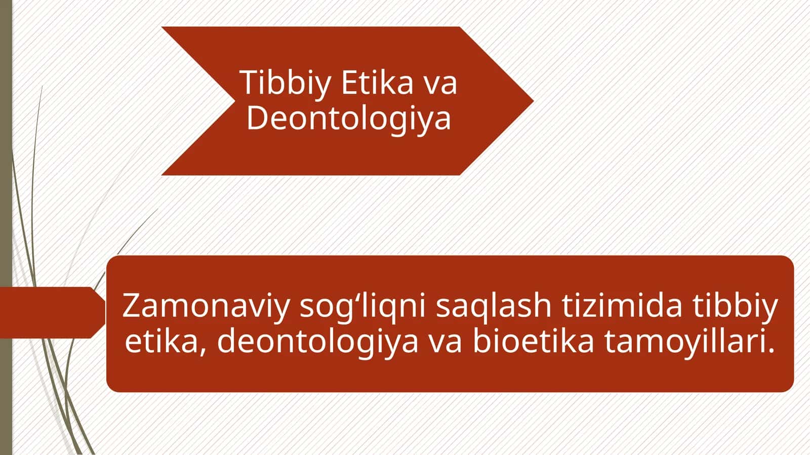 //tibbiyot kasbiga kirish/Tibbiy Etika va Deontologiya/Zamonaviy sog‘liqni saqlash tizimida tibbiy etika, deontologiya va bioetika tamoyillari. 1