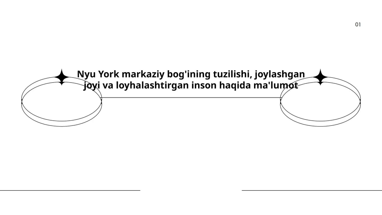 Nyu-York markaziy bog'ining tarixi 1