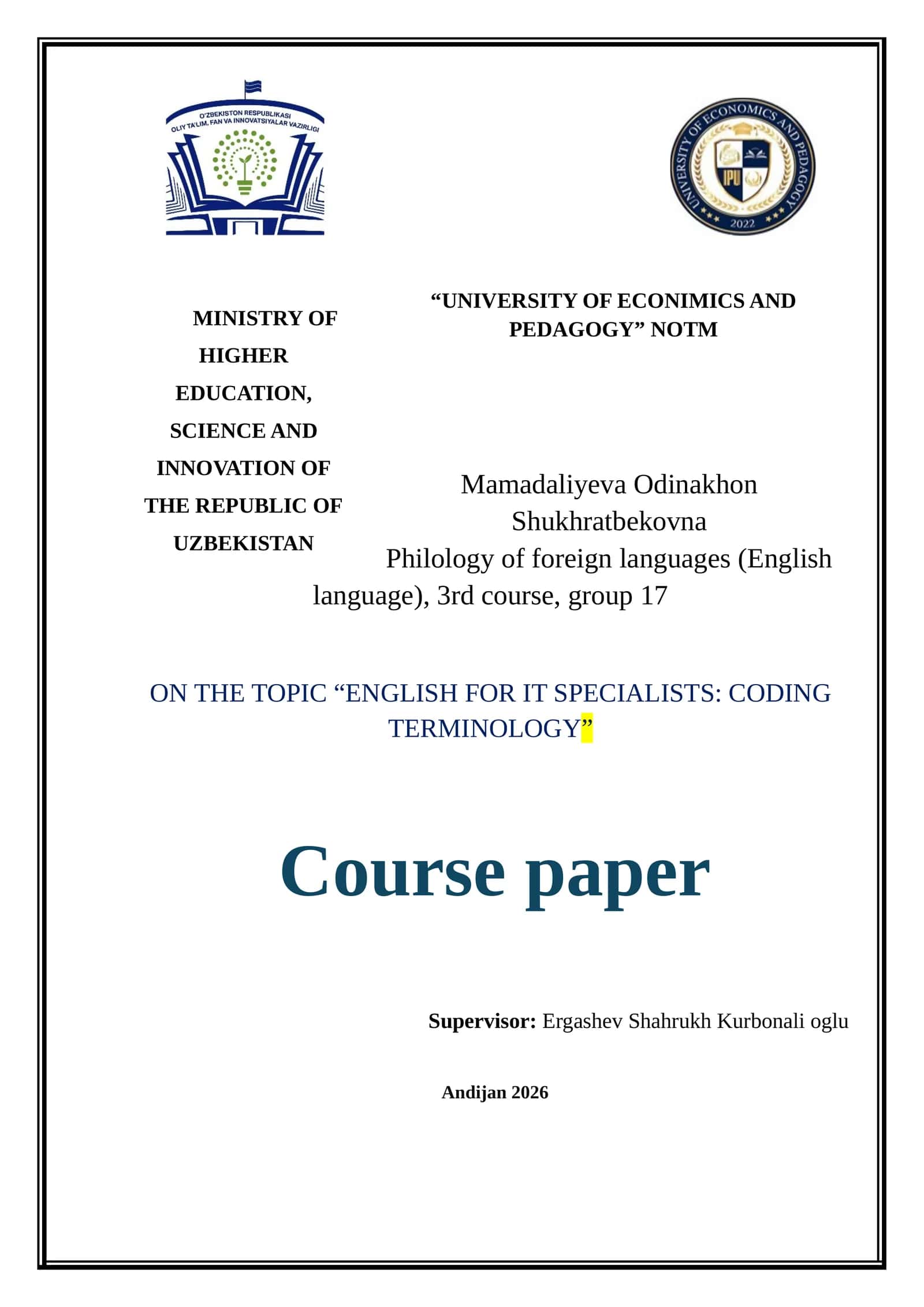 BUSINESS ENGLISH: NEGOTIATION SKILLS TRAINING 1