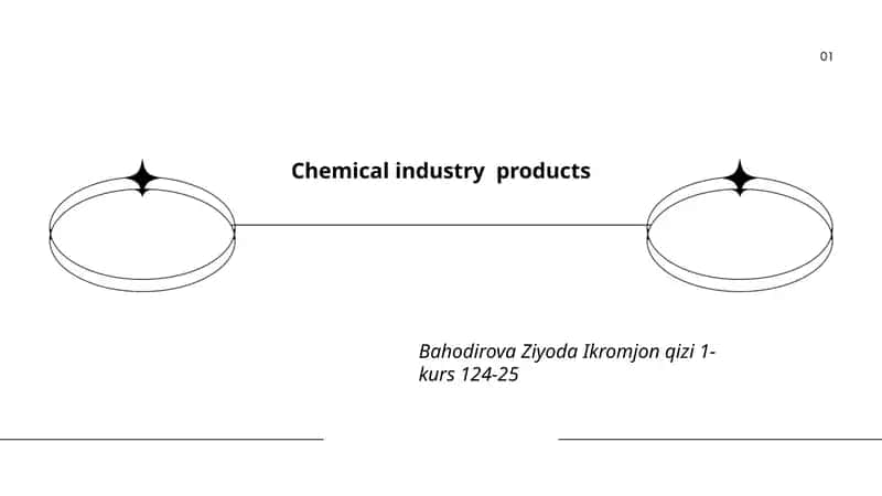 Chemical industry products 1