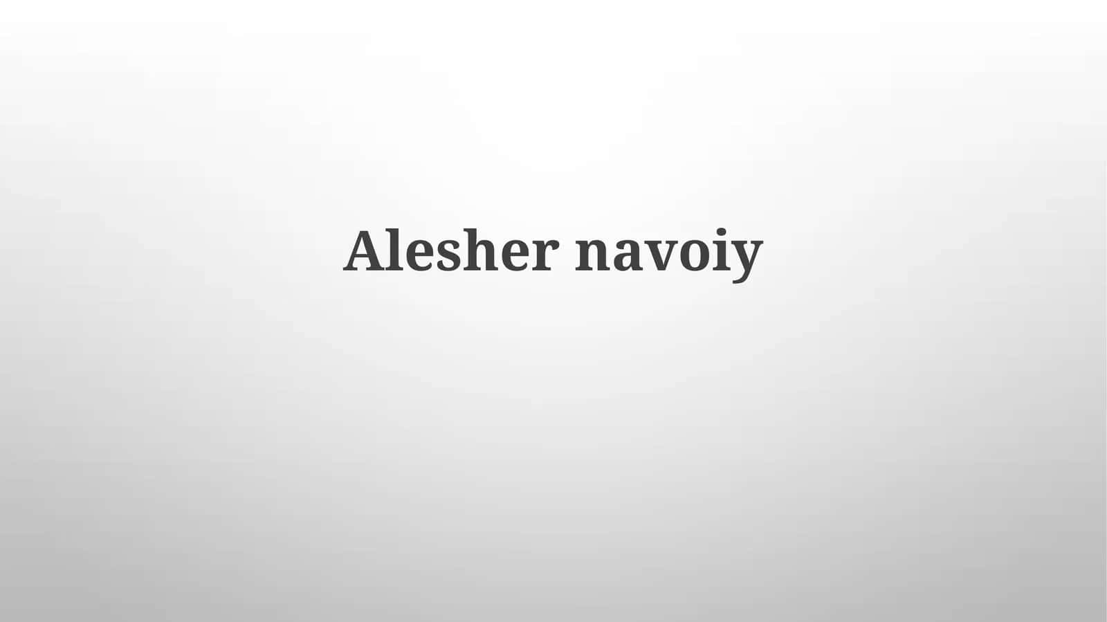 Aleshernavoiy 1