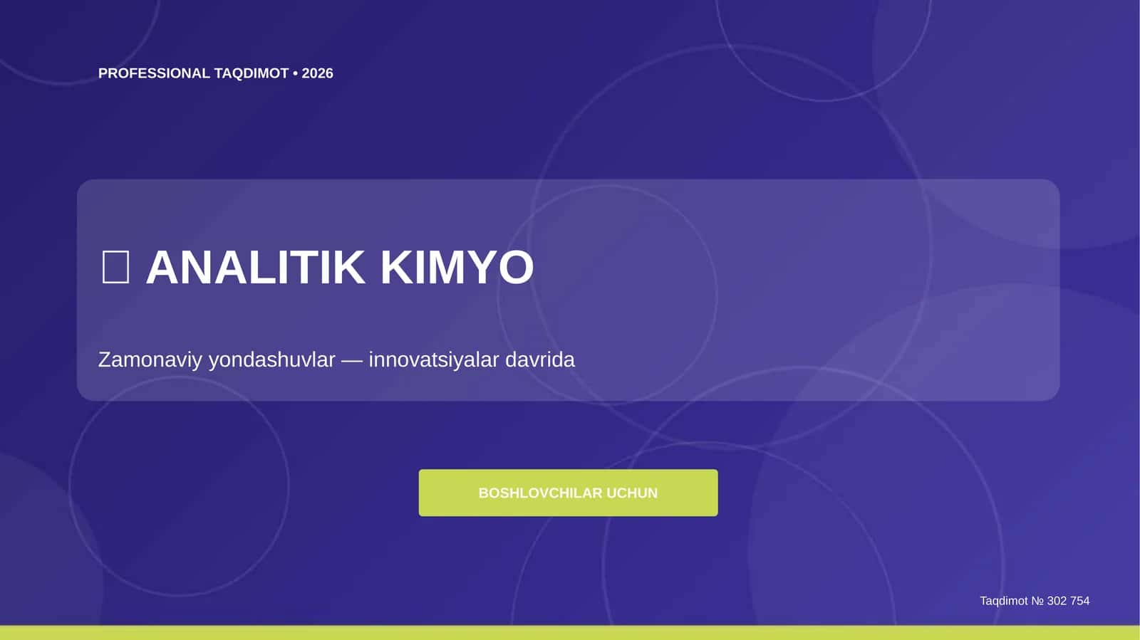 ANALITIK KIMYO 1