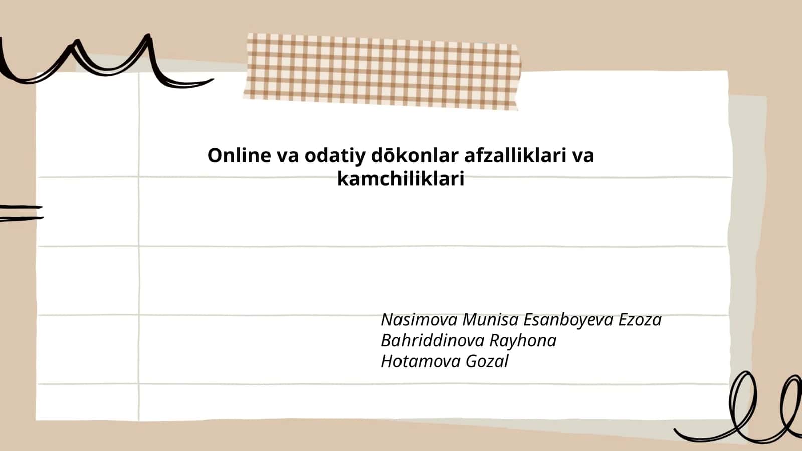 Online va odatiy dōkonlar afzalliklari va kamchiliklari 1