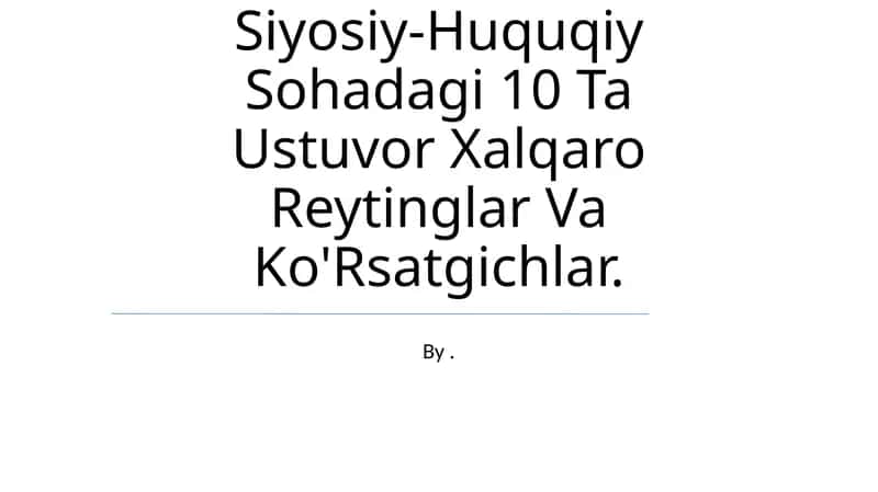 Korruptsiyani qabul qilish indeksi 1