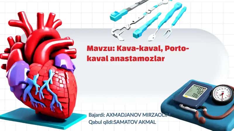Kava-kaval, Porto-kaval anastamozlar 1