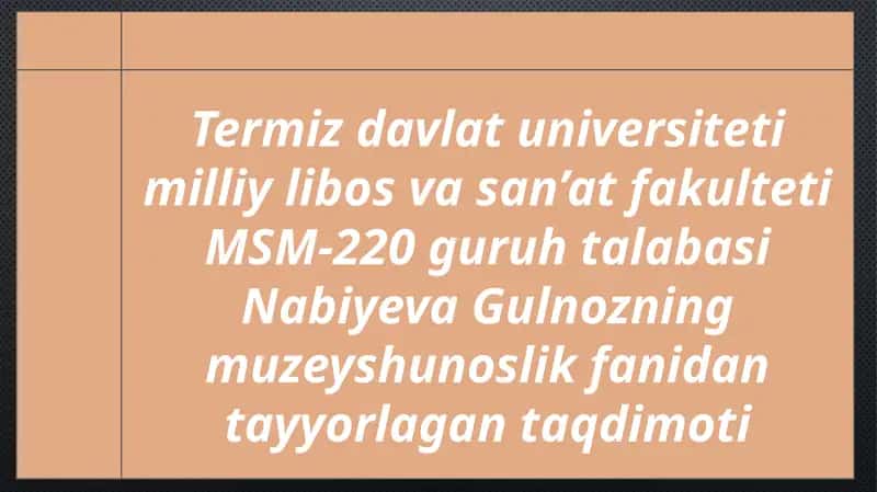 Fransiya va Germaniya muzeylari 1