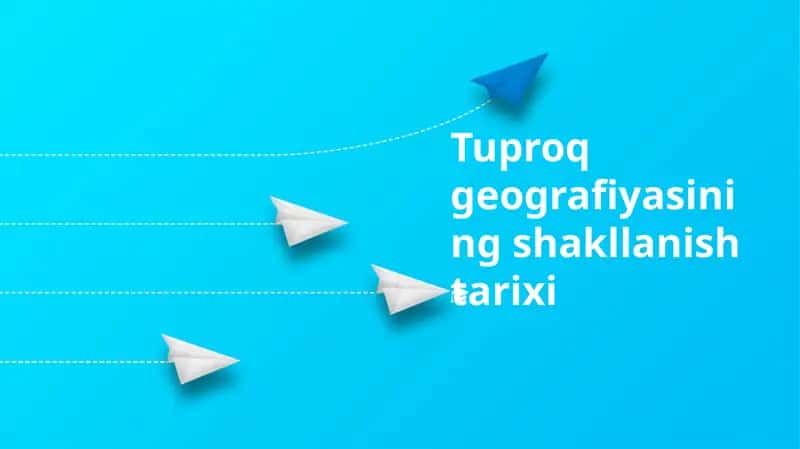 Tuproq geografiyasining shakllanish tarixi 1