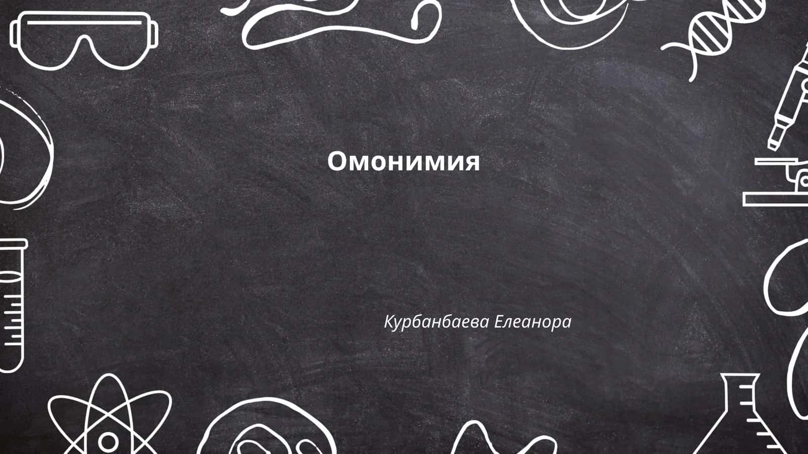 Омонимия 1