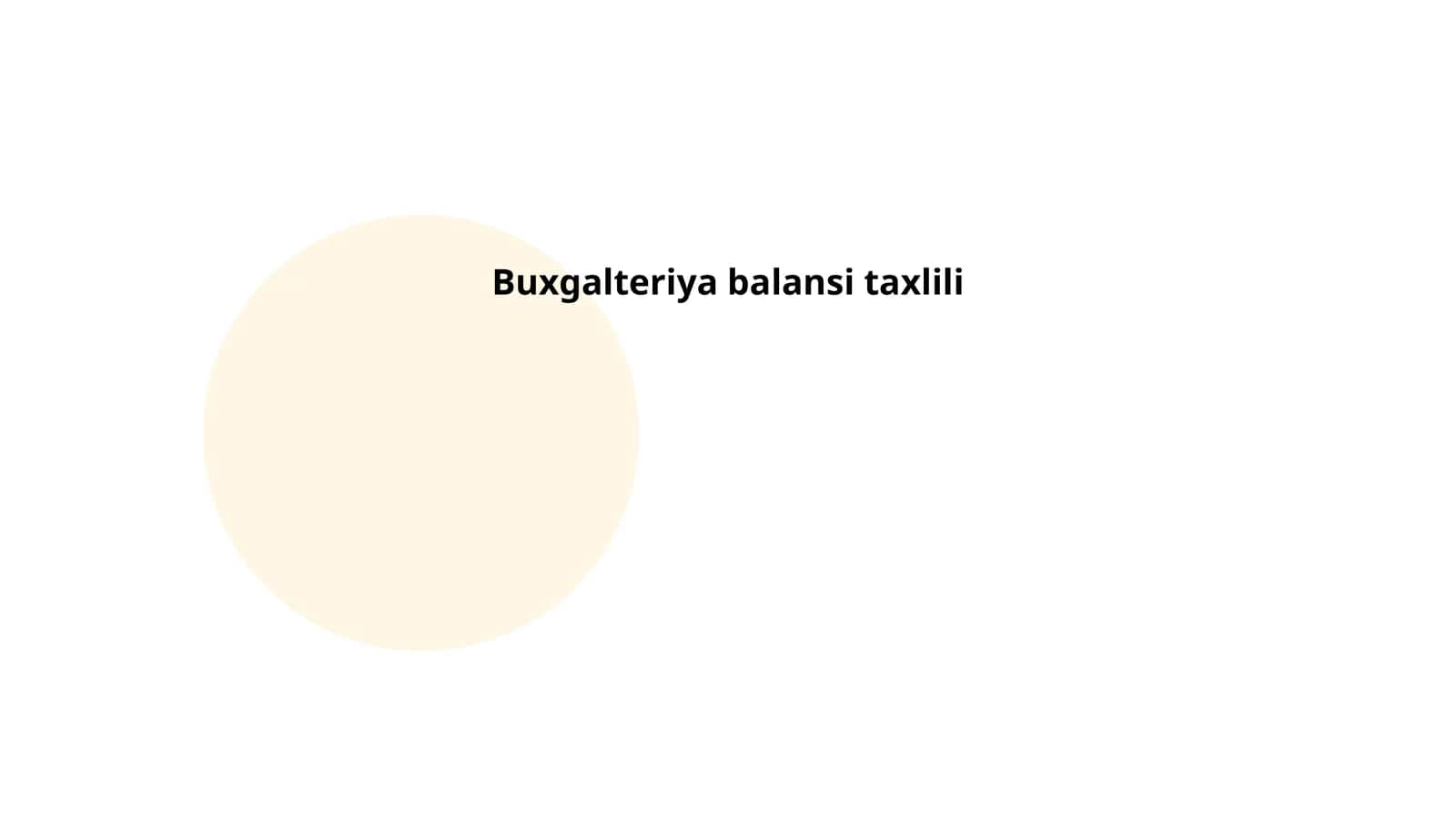 Buxgalteriya balansi taxlili 1