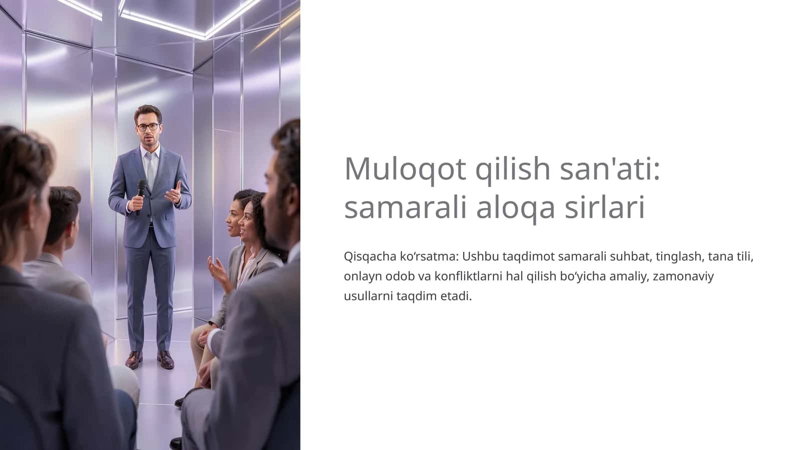 Muloqot qilish san'ati: samarali aloqa sirlari 1