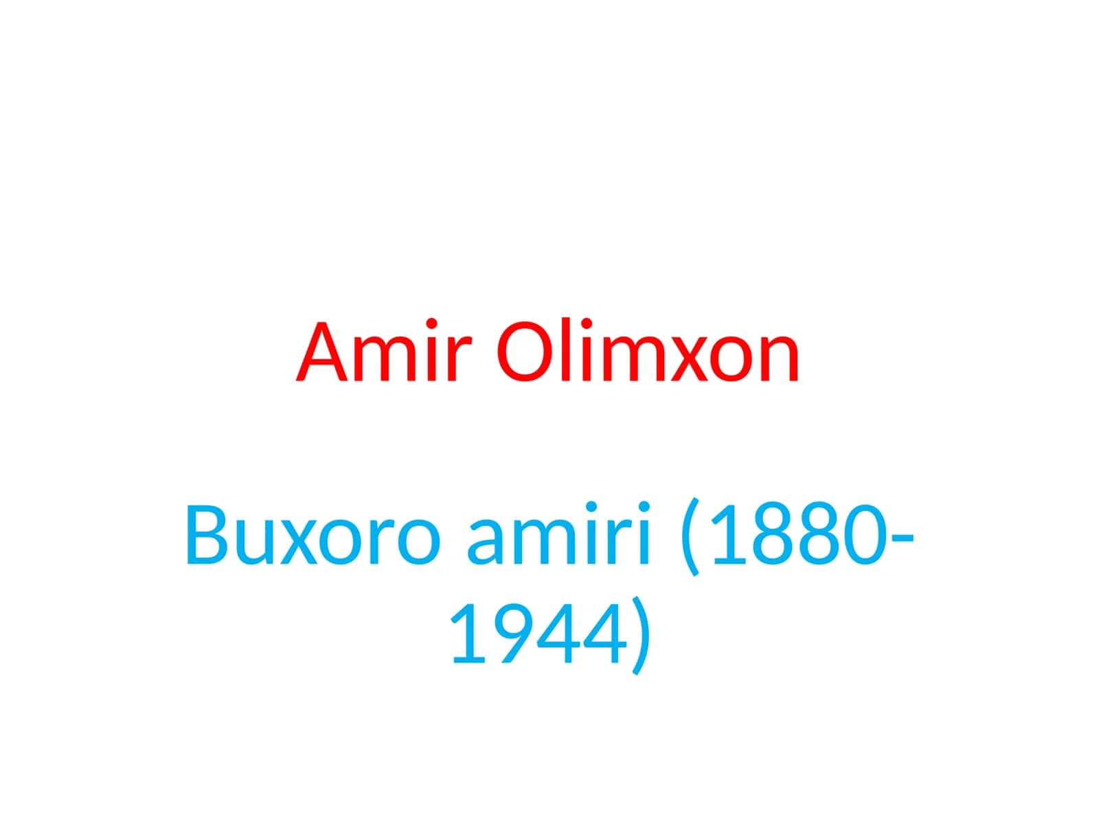 Amir Olimxon 1