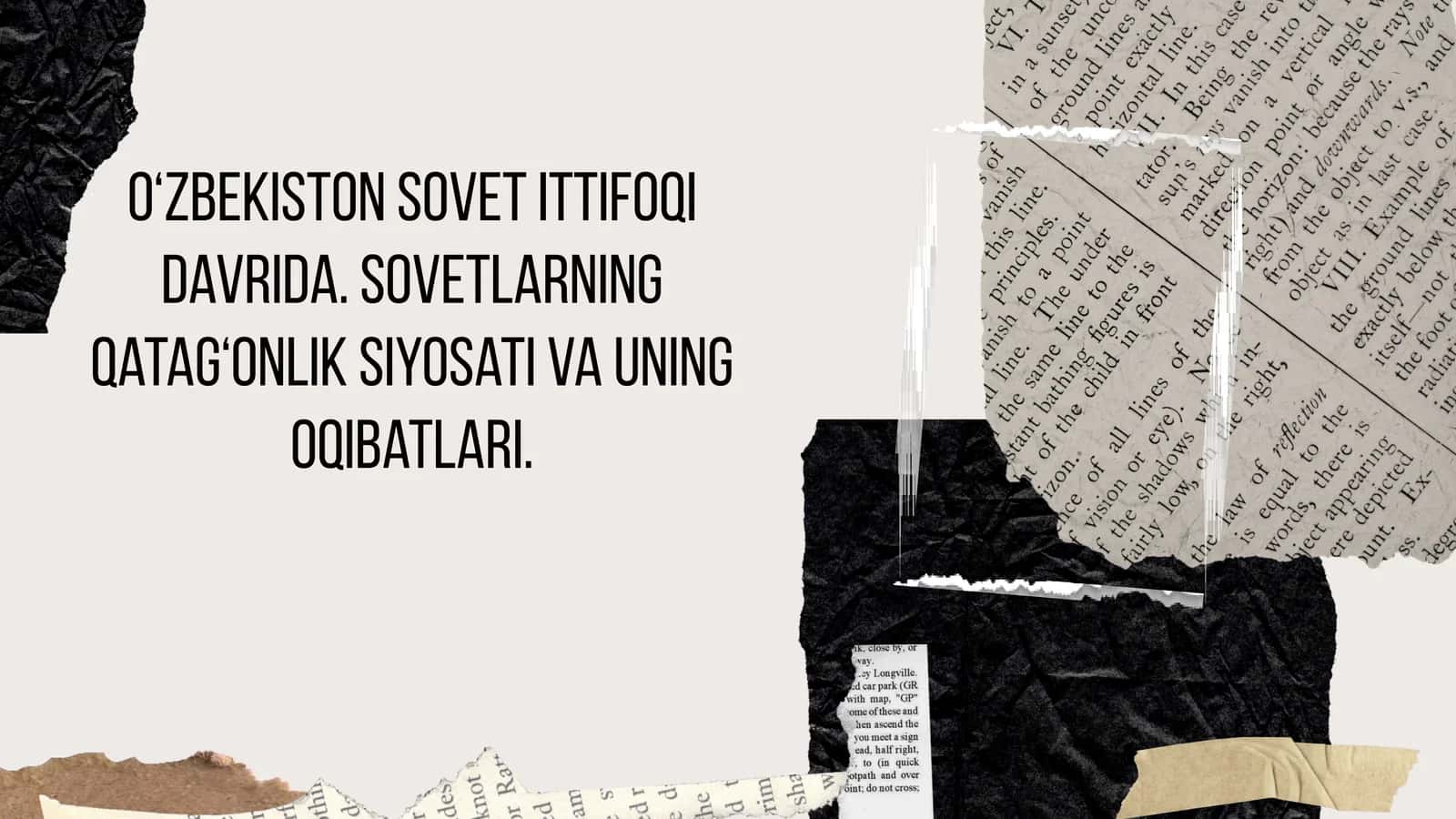 O'zbekiston Sovet Ittifoqiga qo'shilishi 1