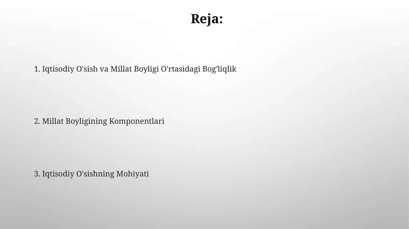 Iqtisodiy O'sish va Millat Boyligi O'rtasidagi Bog'liqlik 1