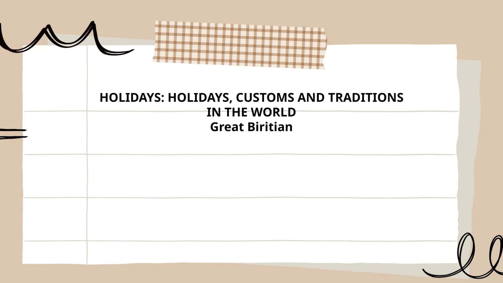 Christmas Celebrations in Great Britain 1