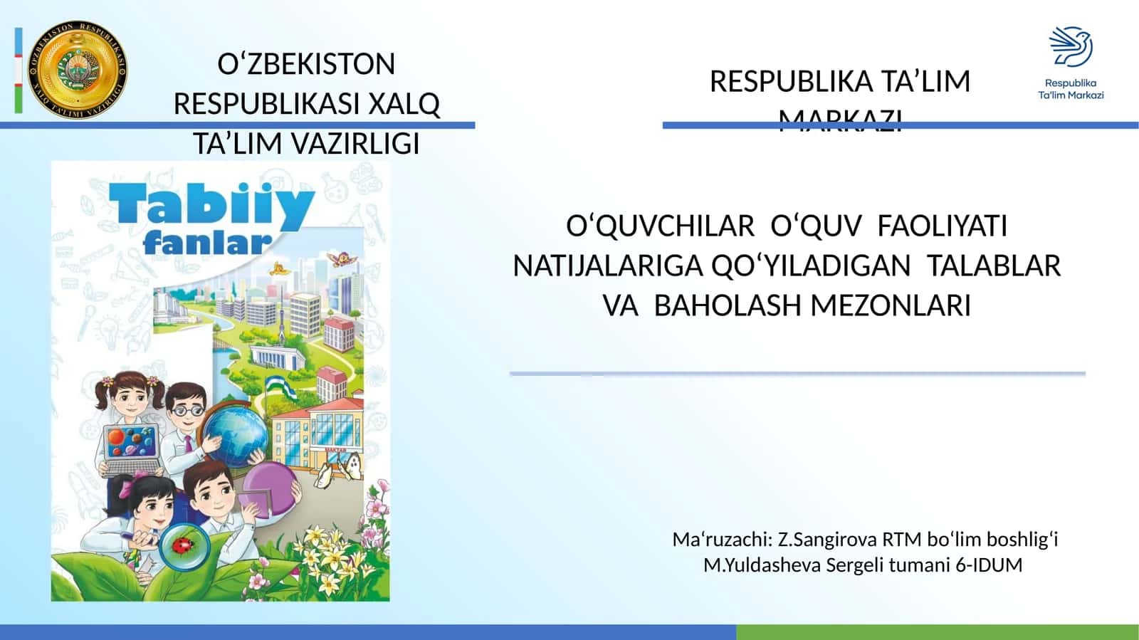 BAHOLASH MEZONLARI 1