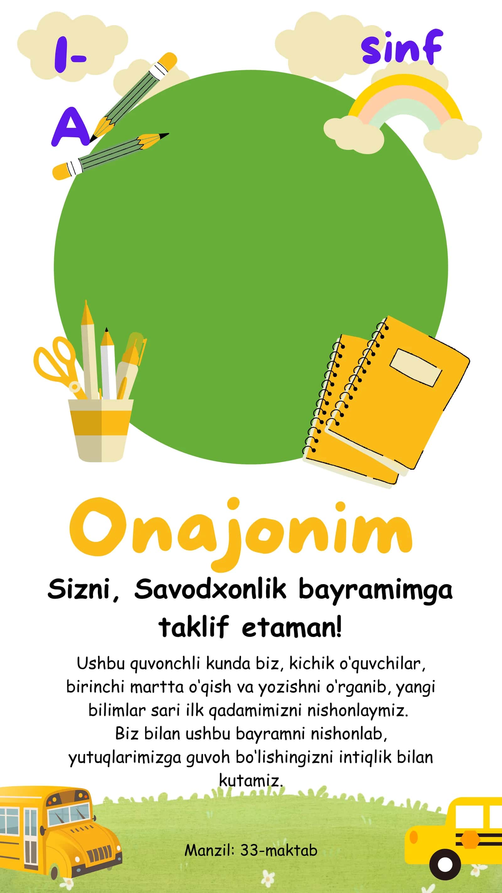Savodxonlik bayrami 1