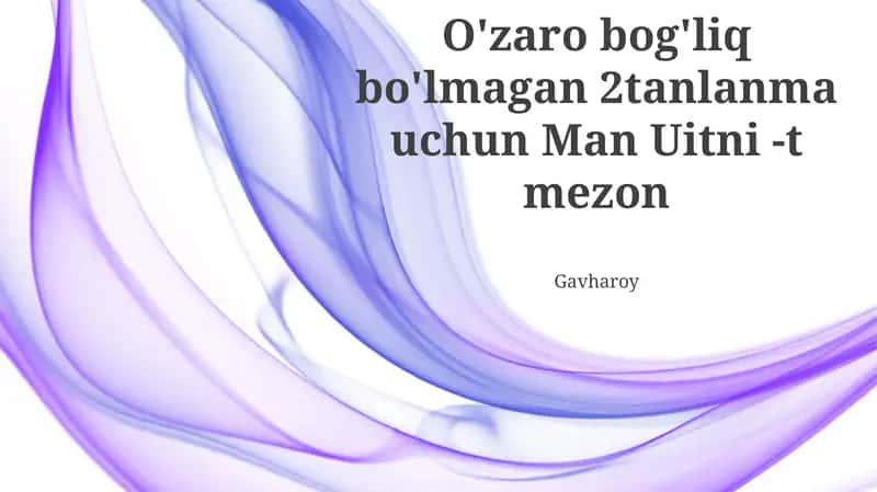Man Uitni -t mezon Gavharoy 1