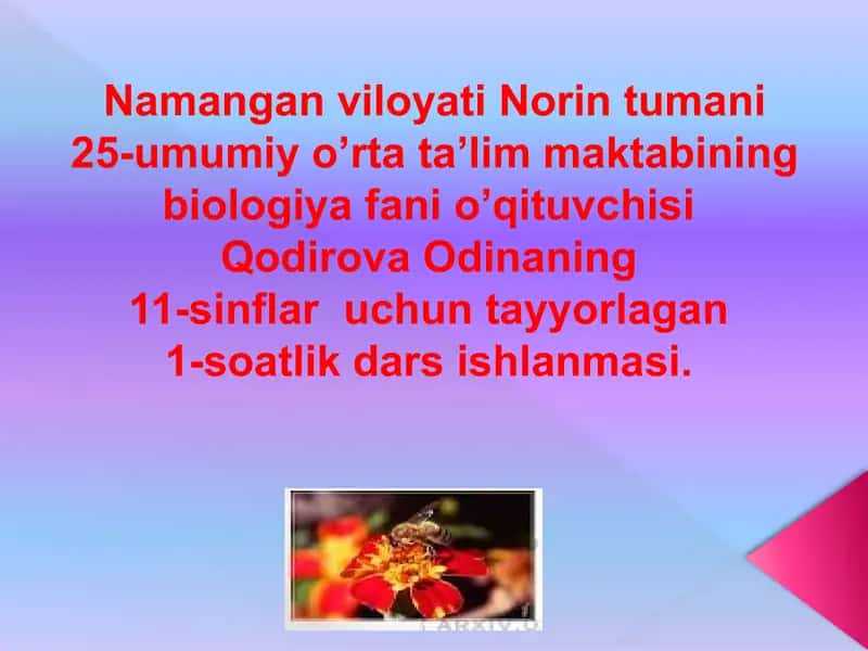 Gumoral va nerv sistemasi evolyutsiyasi. 1