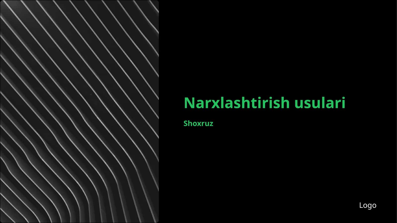 Narxlashtirish usullari 1