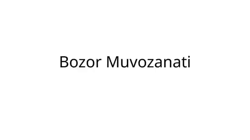 Bozor muvozanati