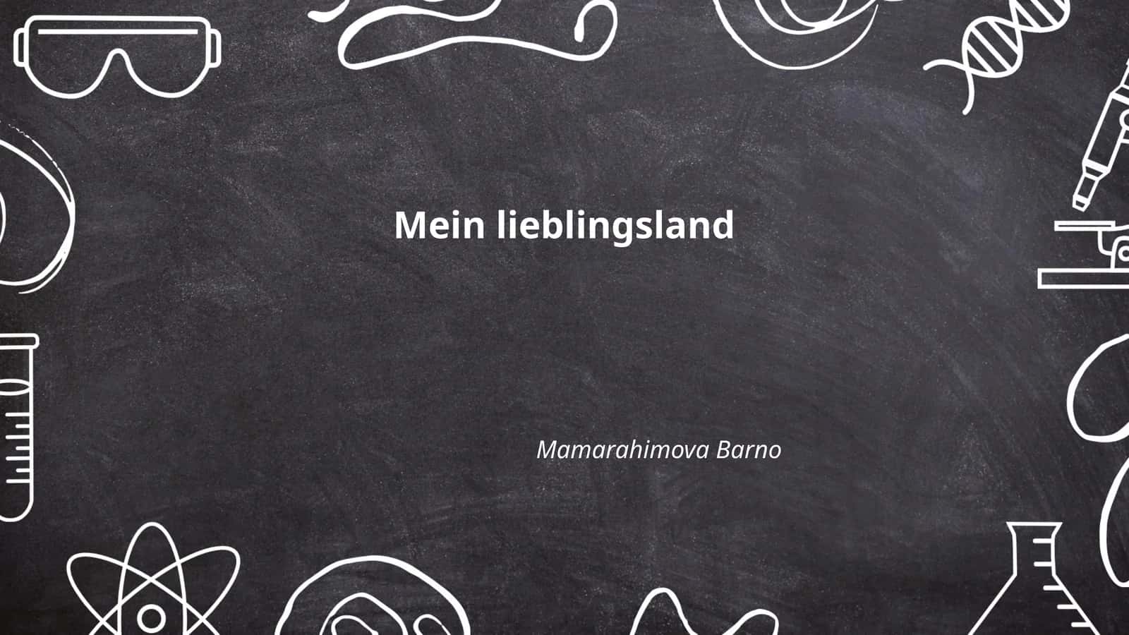 Mein lieblingsland 1