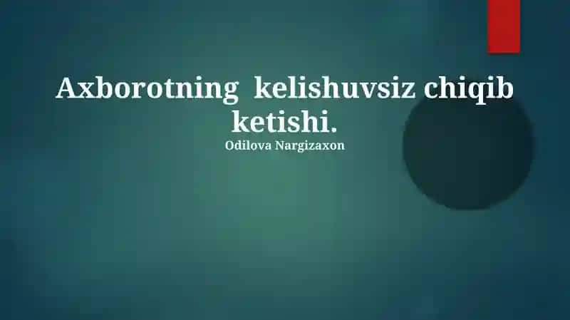 Ruxsatsiz oshkor qilish