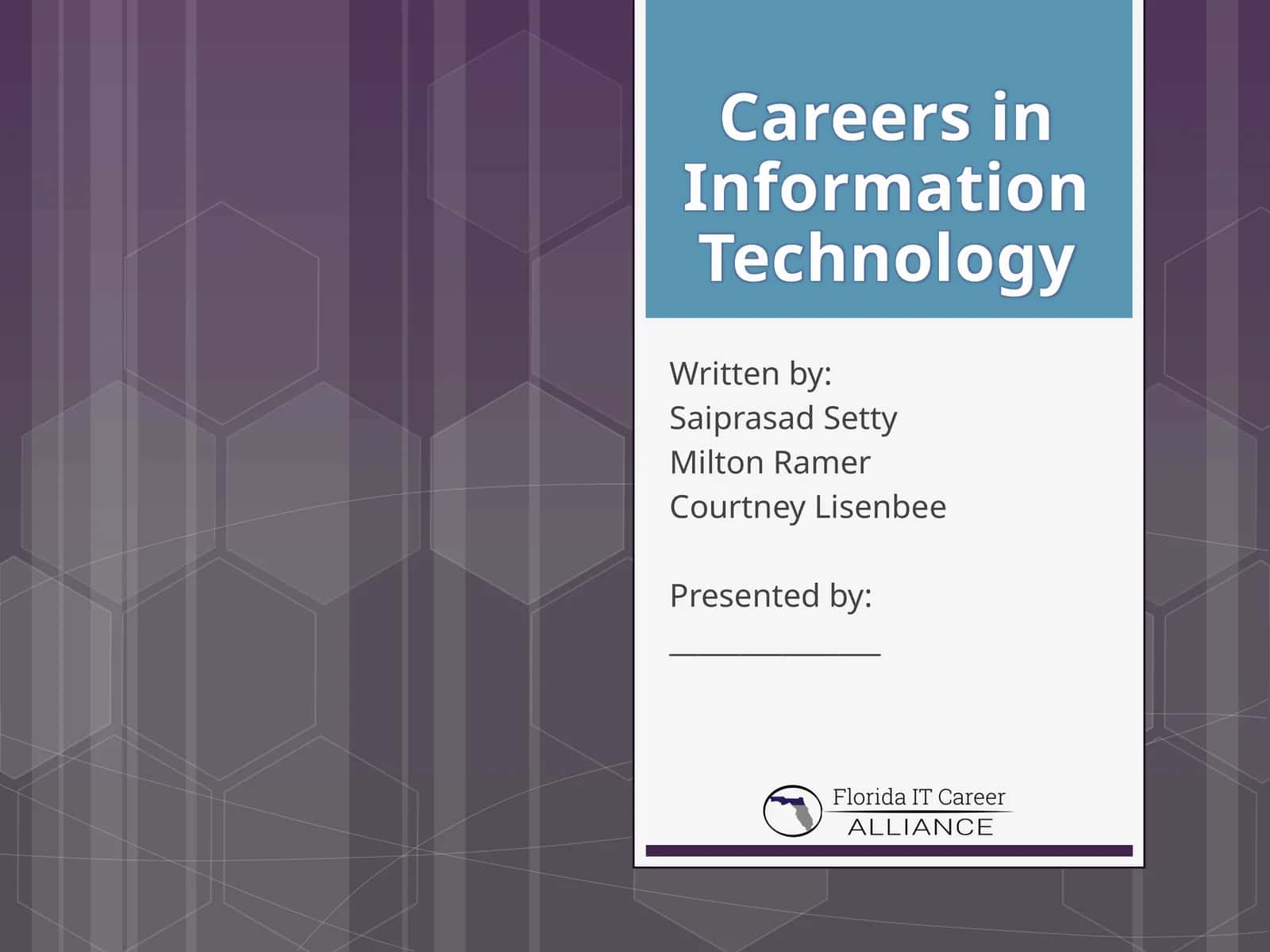 Careers in Information Technology 1