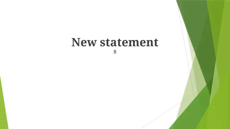Statement 1
