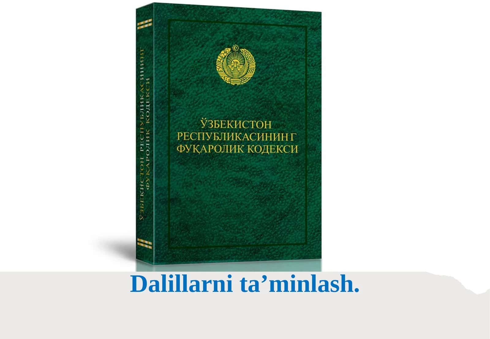 Dalillarni ta’minlash 1