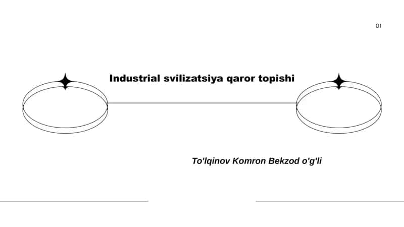Industrial svilizatsiya qaror topishi 1