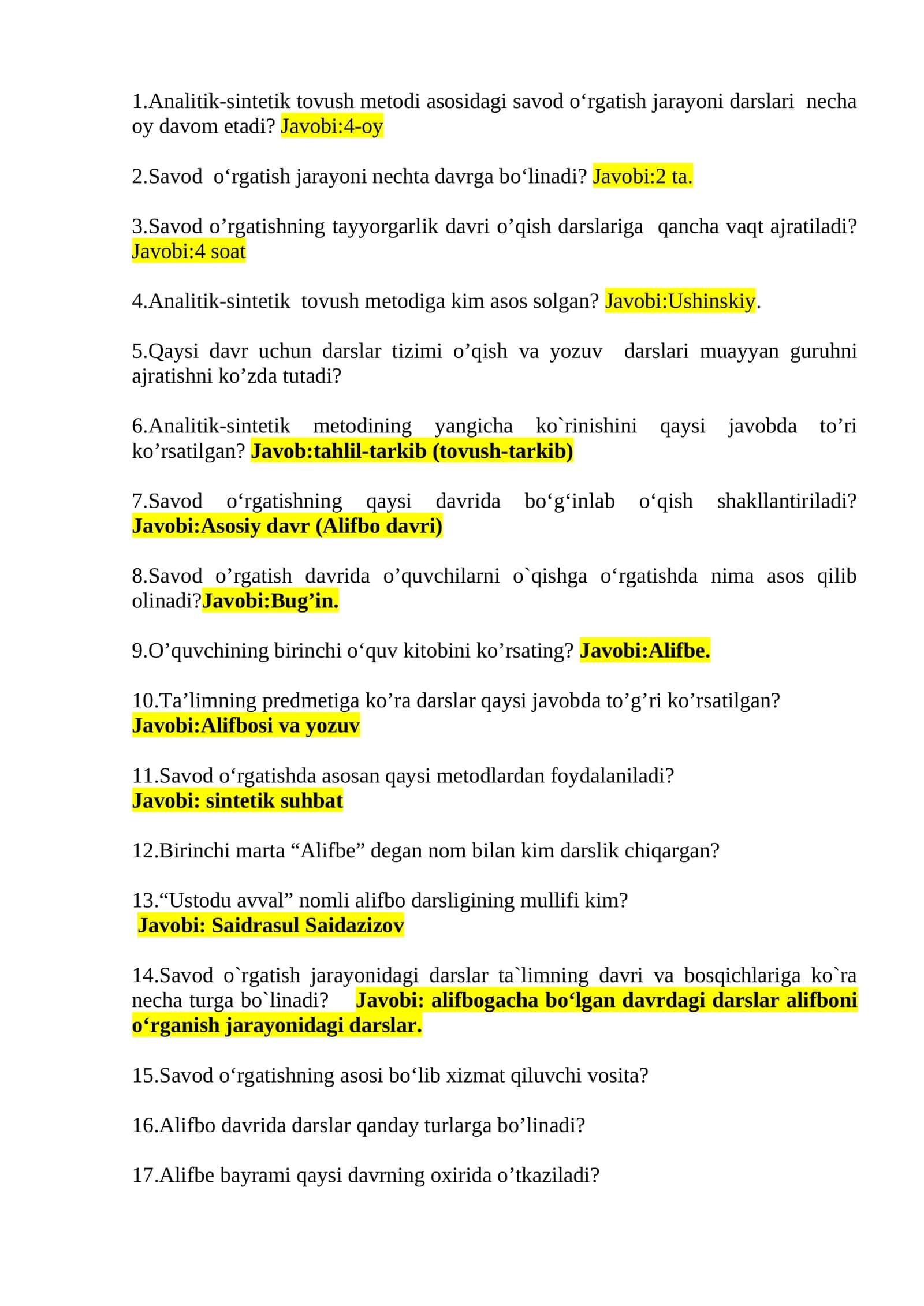 Analitik-sintetik tovush metodi 1