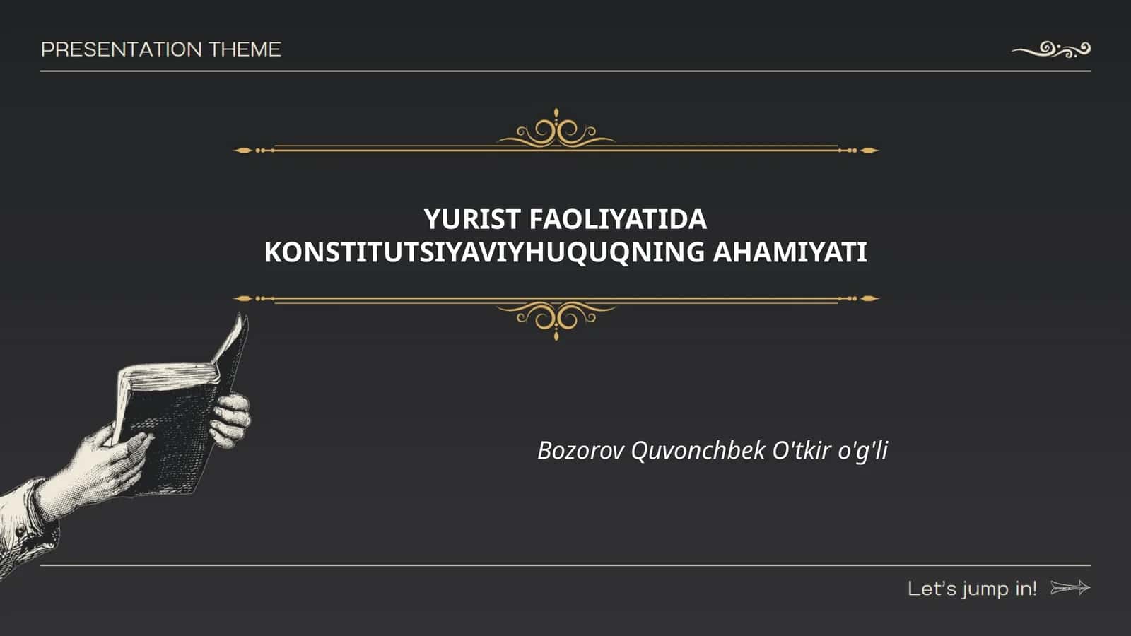 Konstitutsiyaviy Huquqning Ahamiyati 1