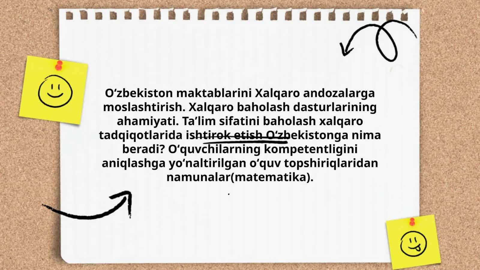 Xalqaro andozalarga moslashtirish 1