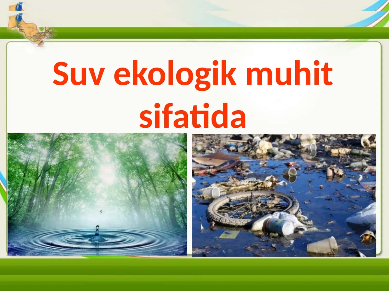 Suvekologik muhit sifatida 1