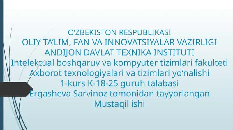 Oʻzbekiston Respublikasi Oliy Majlisi 1