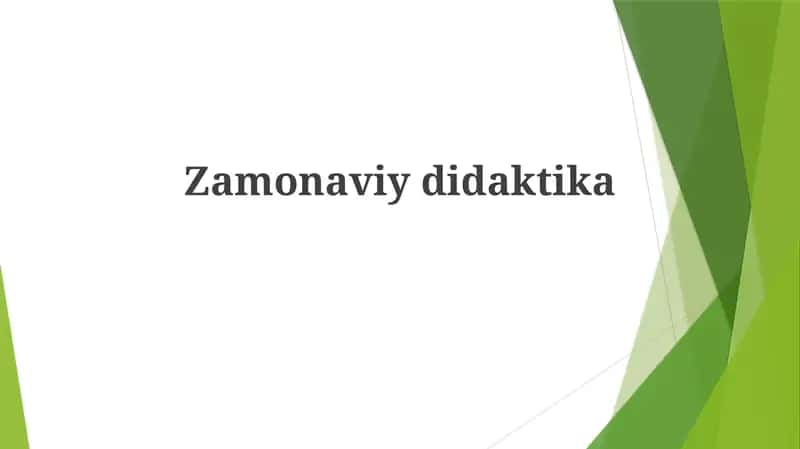 Zamonaviydidaktika 1
