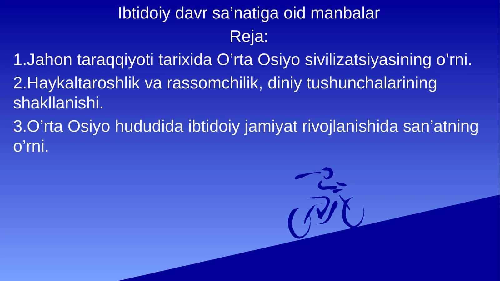 Ibtidoiy davr sa’natiga oid manbalar 1