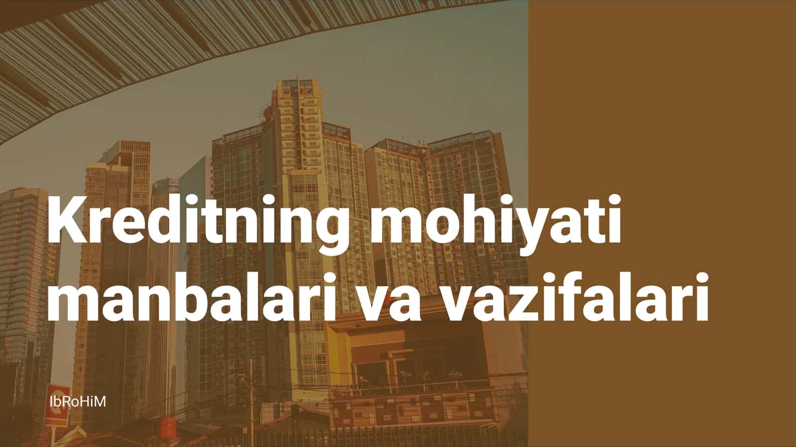 Kreditning mohiyati va vazifalari 1
