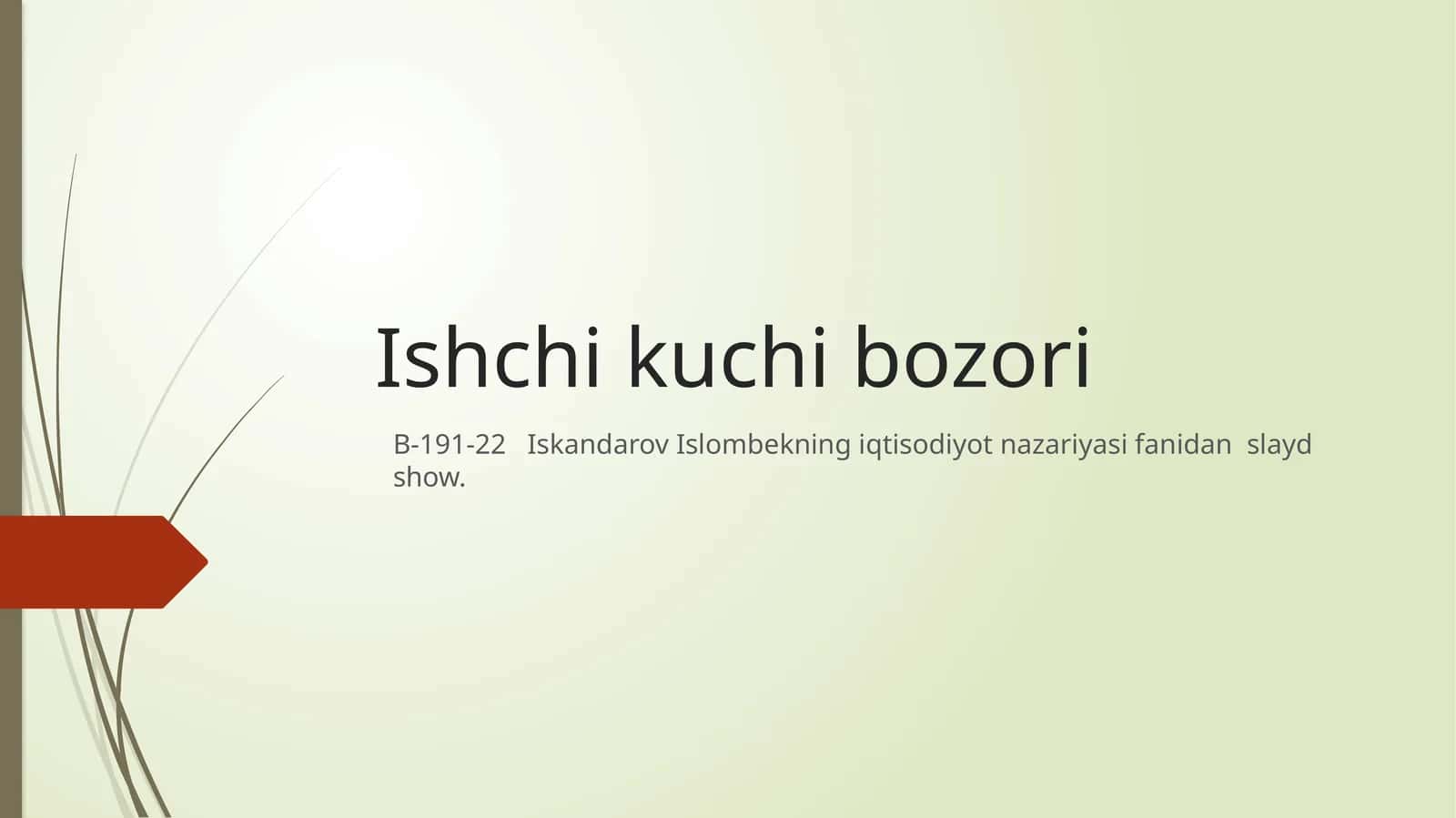 Ishchi kuchi bozori 1