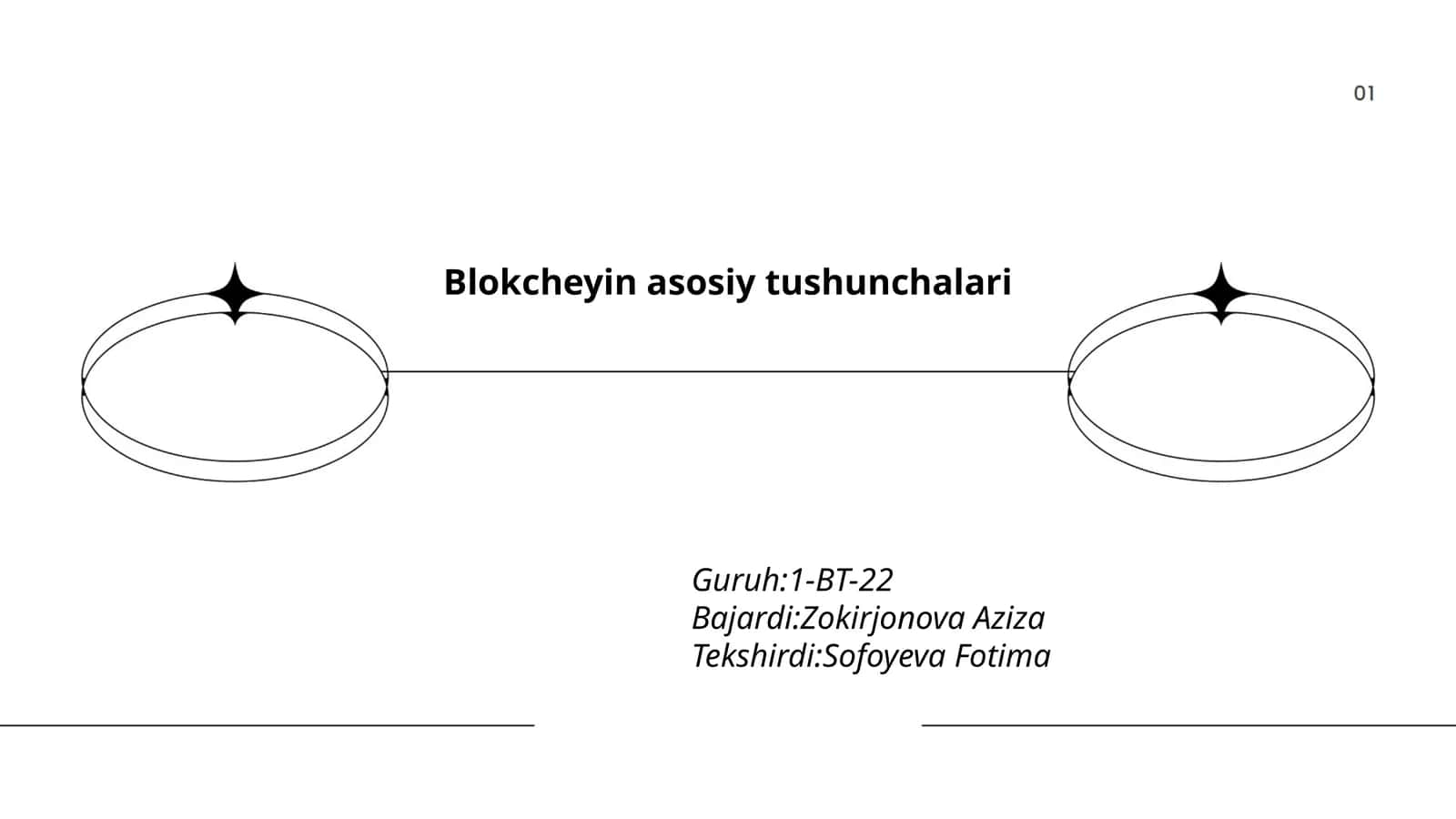 Blokcheyin asosiy tushunchalari 1
