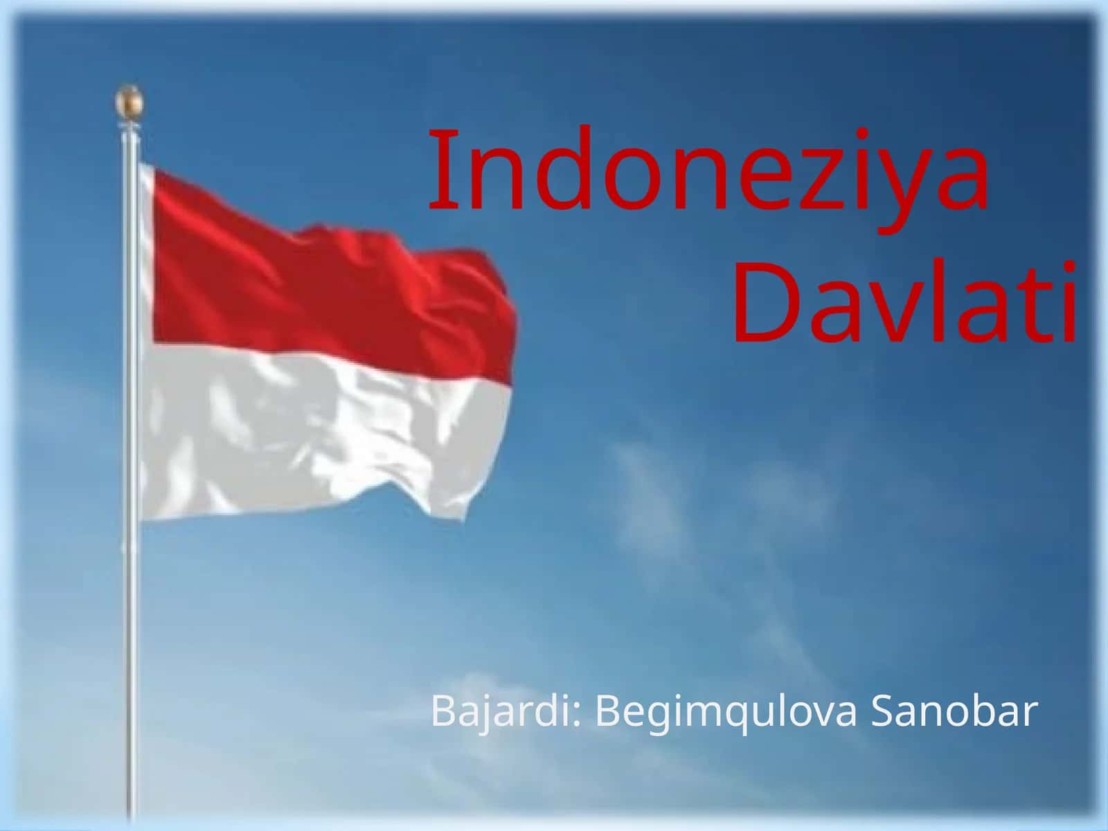 Indoneziya Davlati 1