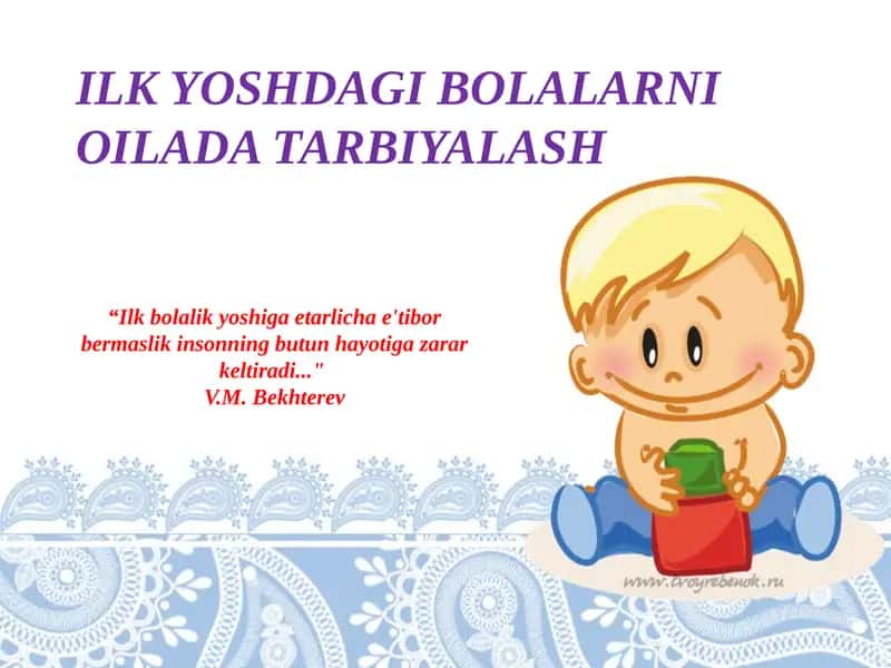 Ilkyoshdagibolalarnioiladatarbiyalash 1