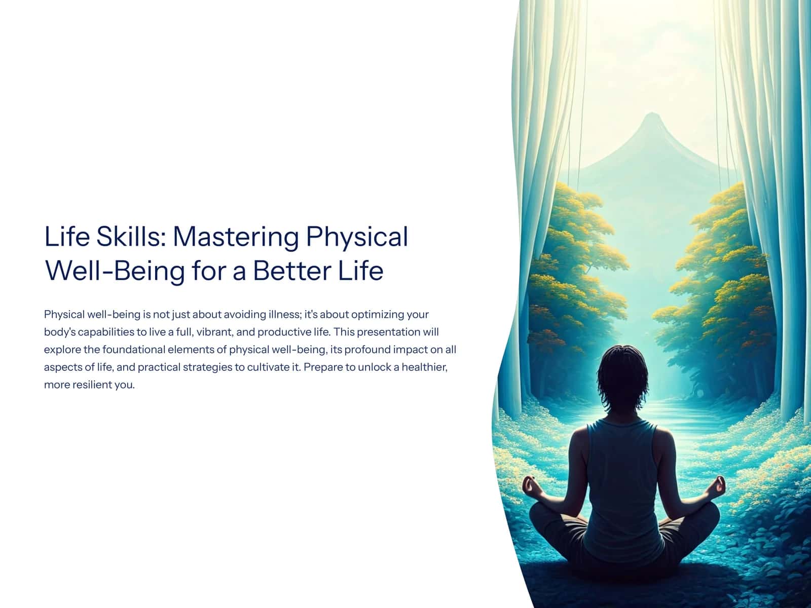 Physical Well-Being: Mastering Life Skills 1