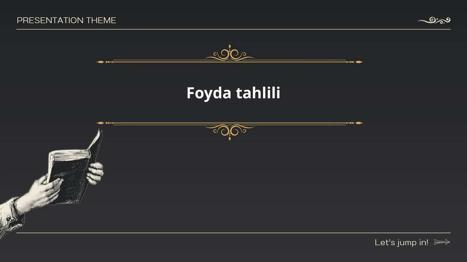 Foyda Tahlili 1