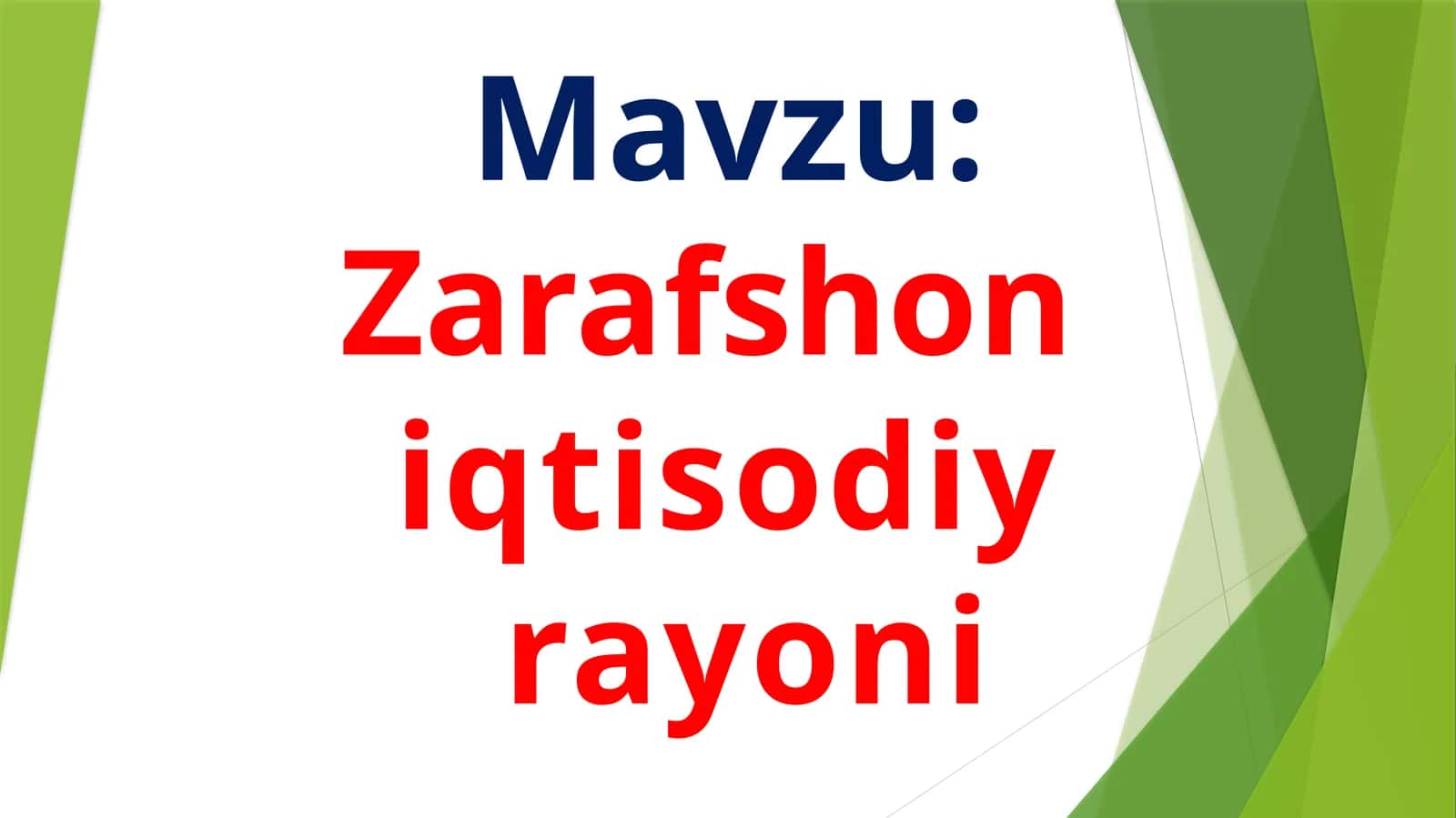 Zarafshon  iqtisodiy rayoni 1