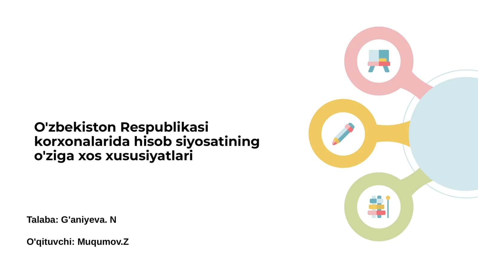 Hisob siyosati tushunchasi 1
