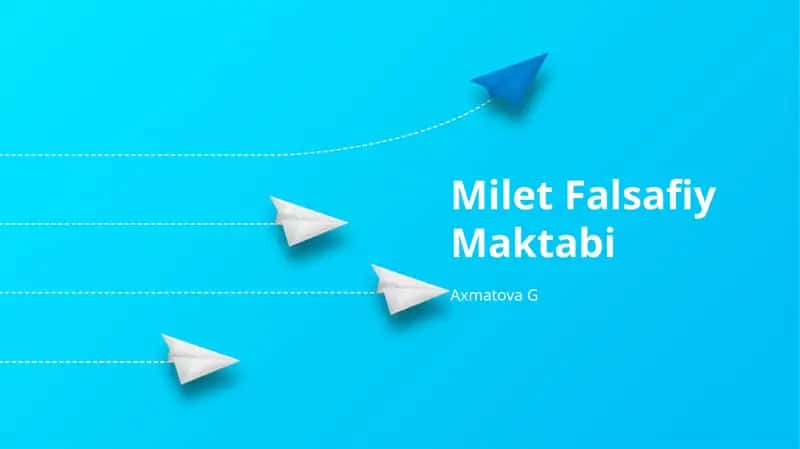 Milet Falsafiy Maktabi 1