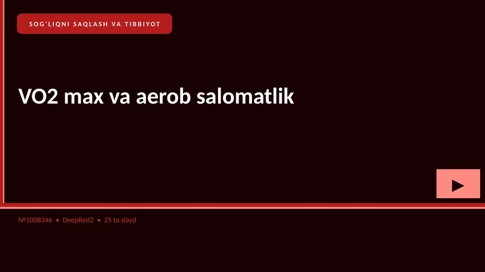 VO2 max va aerob salomatlik 1