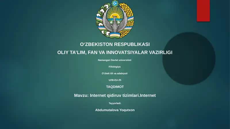 Internet qidiruv tizimlari 1